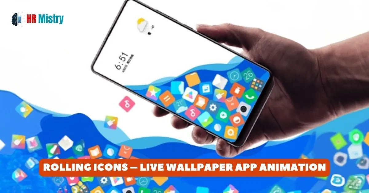 Rolling Icons – Live wallpaper App Animation