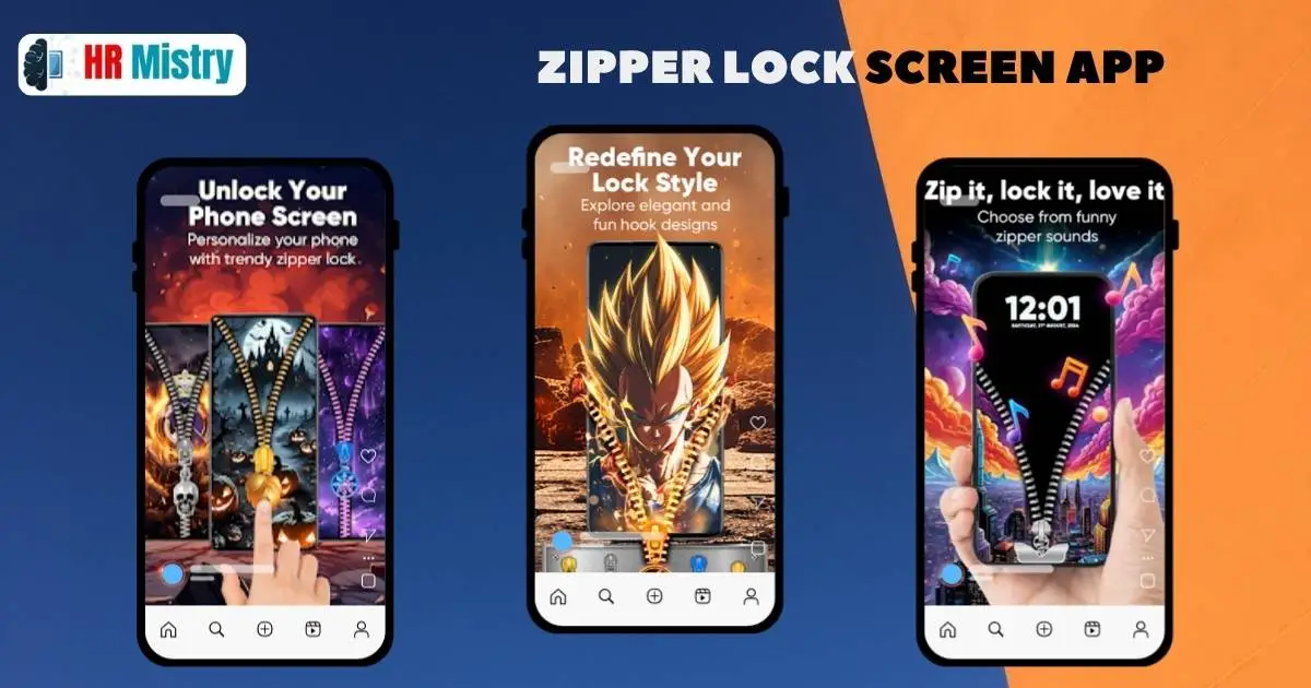 Zipper Lock Screen App – Unlock Style and Security in One Swipe!
