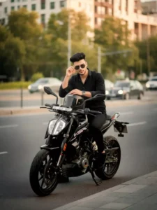 90’s Bullet 350 Bike Photo Editing Prompt 8