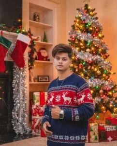 Boys Christmas Ai Photo Editing Prompts 4