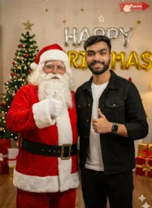 Christmas Ai Photo Editing Prompts With Santa 5