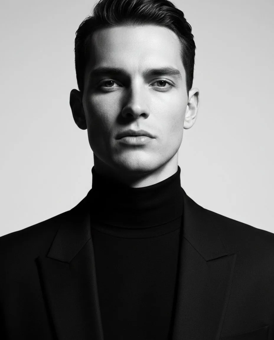 Black and White High Contrast AI Image Prompts for Google Gemini 4