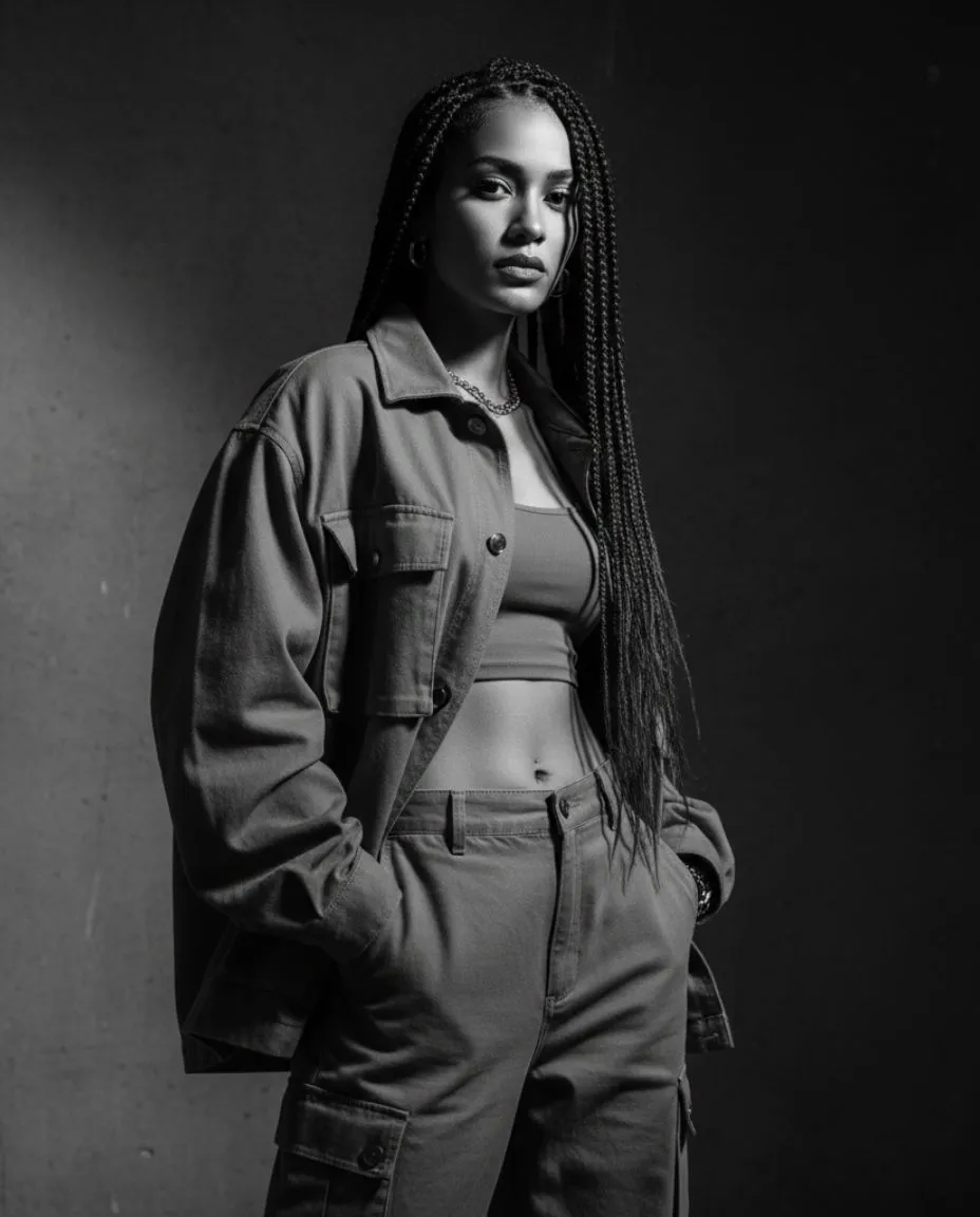 Black and White High Contrast AI Image Prompts for Google Gemini 8