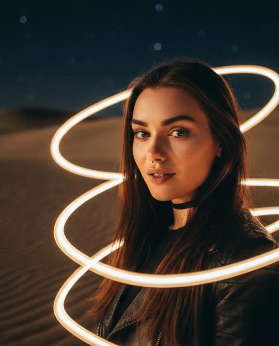 Top 12 Google Gemini AI Images Prompts for Light Painting