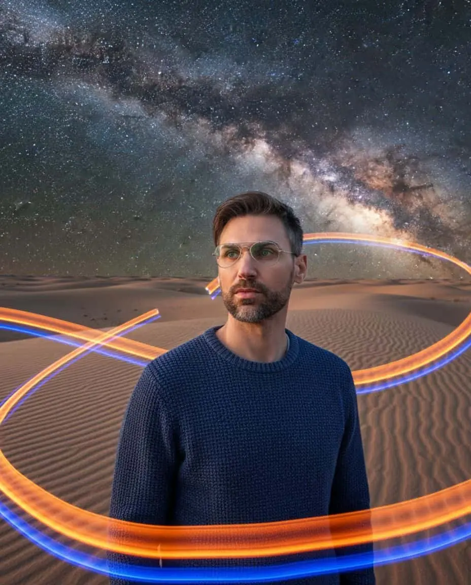 Top 12 Google Gemini AI Images Prompts for Light Painting