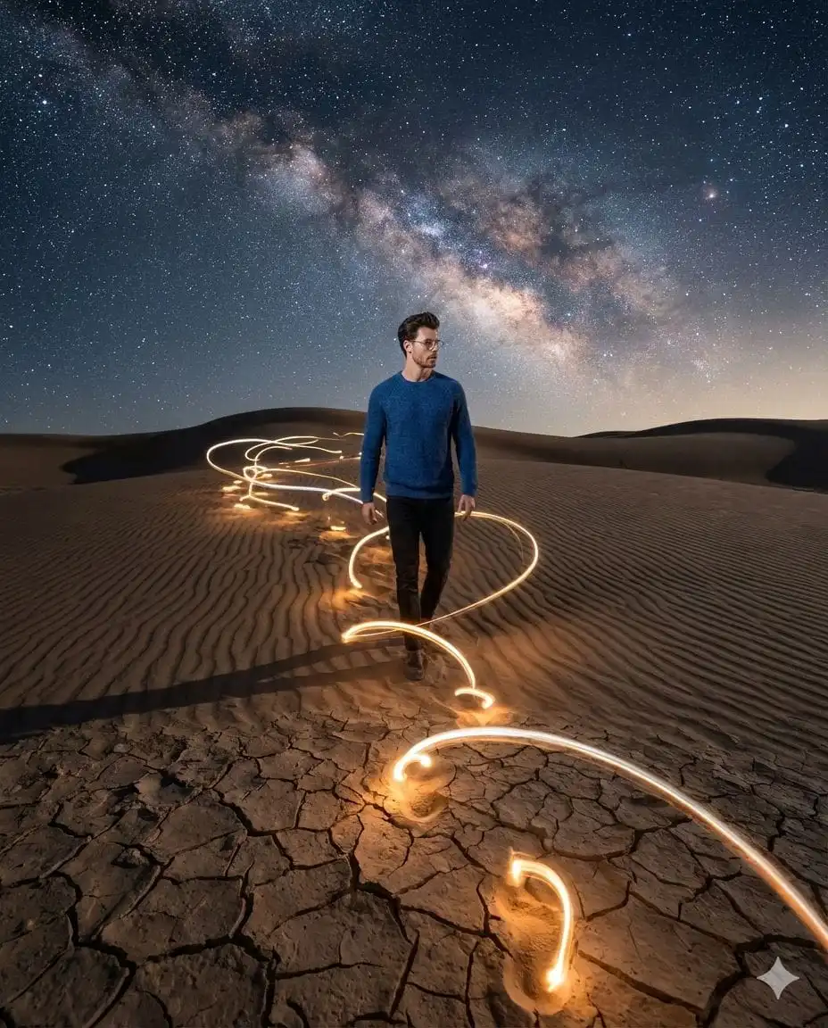 Top 12 Google Gemini AI Images Prompts for Light Painting